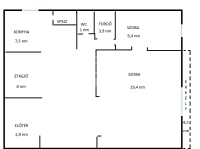 Budapest, IX. kerület Квартира (кирпичная) 21