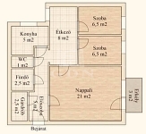 Budapest, XIII. kerület 公寓房（非砖头） 28