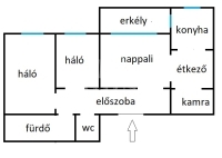 Budapest, XIV. kerület Wohnung (Ziegel) 16