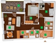 Budapest, XI. kerület Квартира (кирпичная) 14