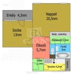 Budapest, XVI. kerület Lakás (csúsztatott zsalu) 25