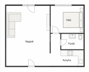 Budapest, IX. kerület Lakás (csúsztatott zsalu) 4