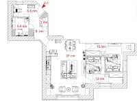 Budapest, XIII. kerület 公寓房（砖头） 11