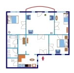 Budapest, VII. kerület Wohnung (Ziegel) 20