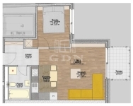 Budapest, XIII. kerület Wohnung (Ziegel) 4