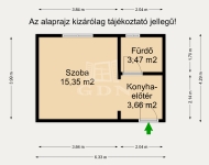 Budapest, XIII. kerület Wohnung (Ziegel) 10