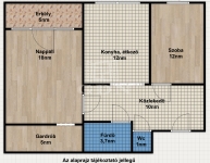 Budapest, III. kerület Wohnung (Ziegel) 15