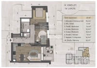 Budapest, XIII. kerület Wohnung (Ziegel) 6
